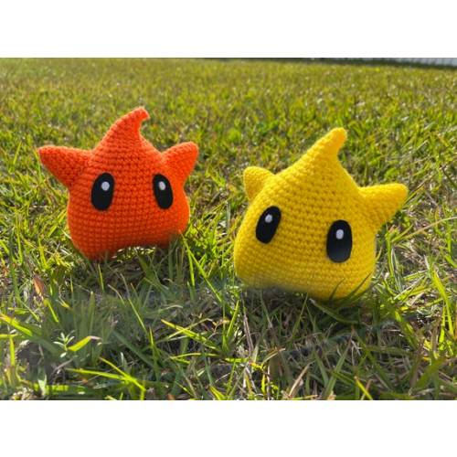 Crocheted Luma Plushy: Super Mario Galaxy Inspired Star - Etsy