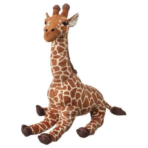 SANDLÖPARE Soft toy - giraffe/brown 27 ½ "