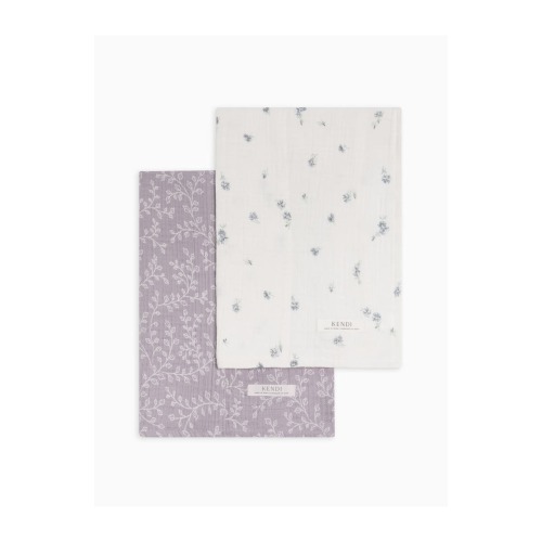 Organic 2-Pack Muslin Burp Cloths