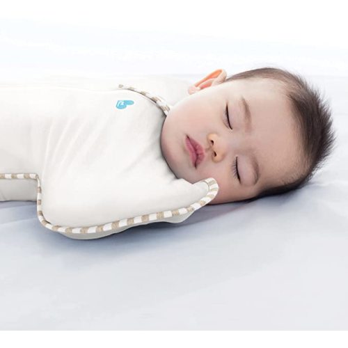 Love To Dream Swaddle UP, Organic, Cream, Small, 8-13 lbs., Dramatically Better Sleep, Allow Baby to Sleep in Their Preferred arms up Position for self-Soothing, snug fit Calms Startle Reflex - Small (Pack of 1)