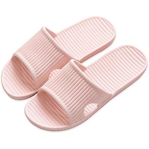Shower Slippers for Women Men, Quick Drying Lightweight Non Slip Open-toe EVA Travel-friendly Breathable Shoes Slide Slippers for Bathroom,House Slipper,Outdoor