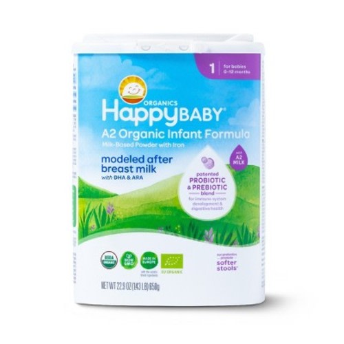 Happy Baby Organic Infant Formula Powder A2 - 22.9 fl oz