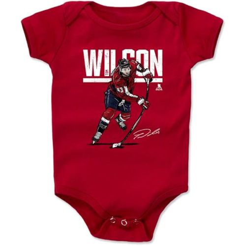 500 LEVEL Tom Wilson Washington Hockey Baby Infant One Piece Bodysuit (3-24 Months) - Tom Wilson Hyper
