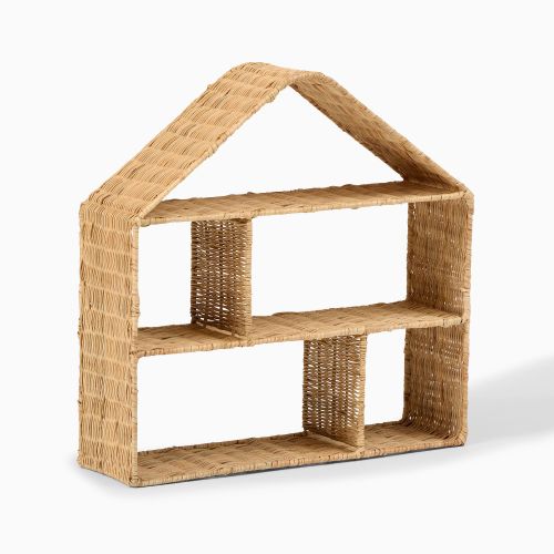 House Rattan Shelf (25")