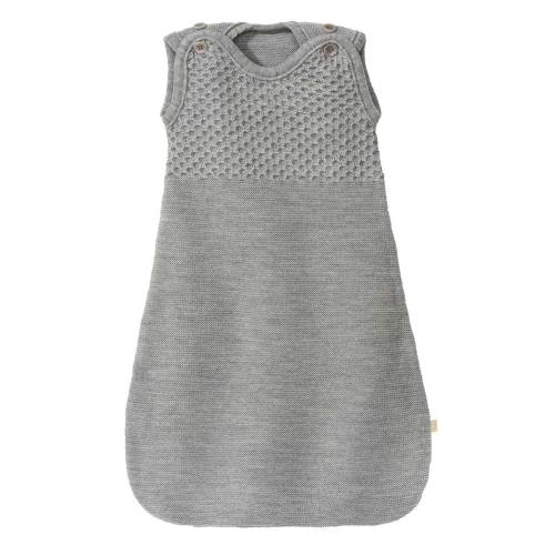 Sleevless Sleeping Bag | grey knit | 2 |75 cm | 5212121002