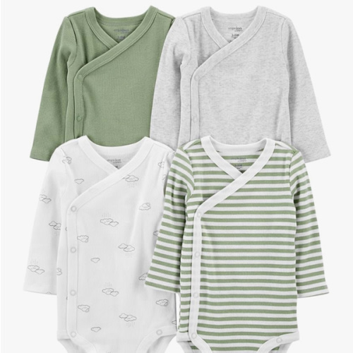 Simple Joys by Carter's unisex-baby 4-pack Side Snap Bodysuit
