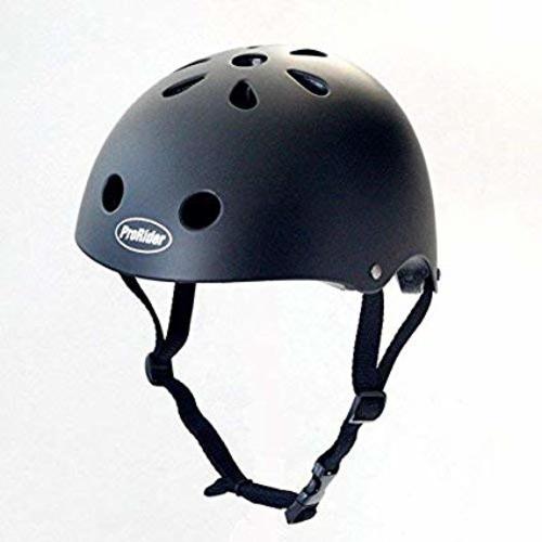 ProRider BMX Bike & Skate Helmet - 3 Kids, Youth, Adult - Matte Black - X-Small