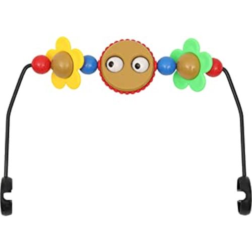 Toy Bar for Baby Bouncer - Googly Eyes Toy Plays Music and Balls Make Tinkling Sounds - Baby-Safe Plastic Baby Bouncer Toys - Easy to Install Baby Bouncer Accessory