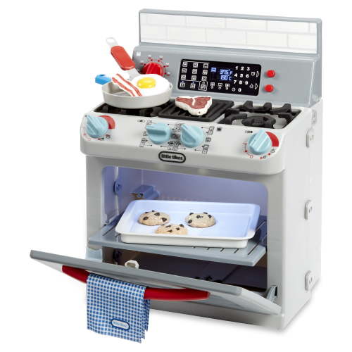 Free Shipping! Little Tikes First Oven Pretend Play Appliance with 11 Kitchen Accessories Realistic Cooking Sounds for Kids Aged 2+