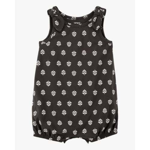 Baby Floral Print Cotton Romper - Carter's | Carter's