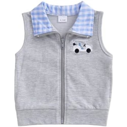 Baby Boy Embroidered Golf Vest