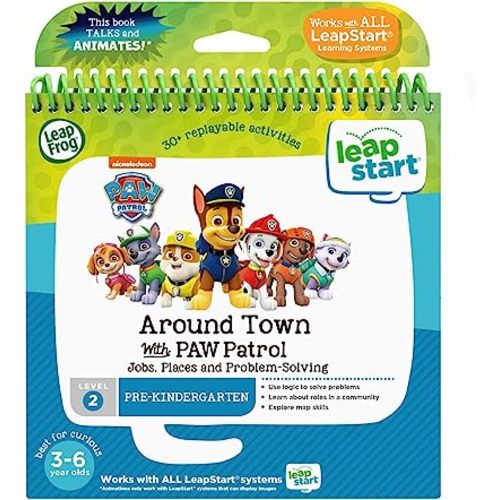 LeapFrog LeapStart 3D Around Town with PAW Patrol Book, Level 2