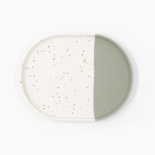 Silicone Plate - Desert Sage/Brown Speckle