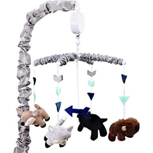 Woodland Trail Forest Animal Theme Digital Musical Crib Mobile
