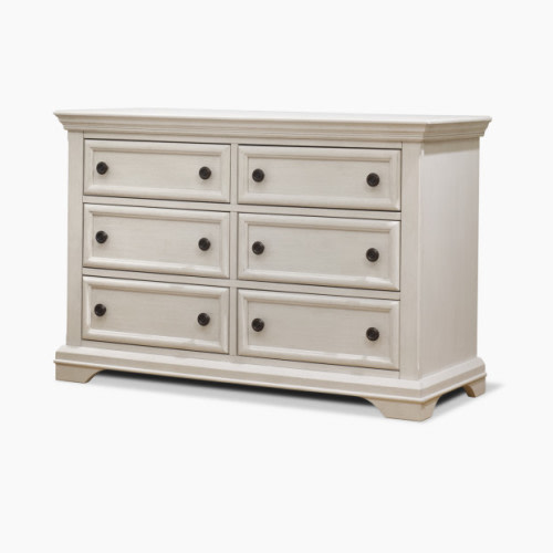 Sorelle Portofino Double Dresser - Brushed Ivory