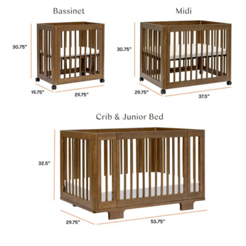 Babyletto - Yuzu 8-in-1 Convertible Crib w/ All-Stages Conversion Kits – Little Canadian