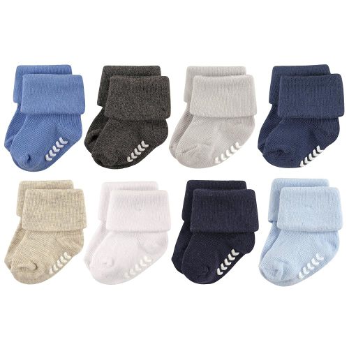 Hudson Baby Baby Girls' Cotton Rich Newborn and Terry Socks