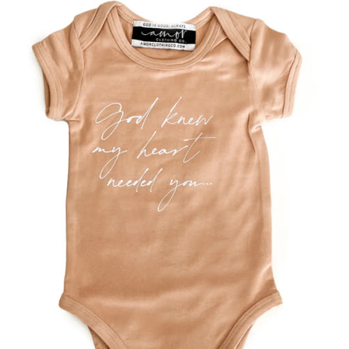 God Knew My Heart Needed You Bodysuit – OUR HOUSE ABOVE