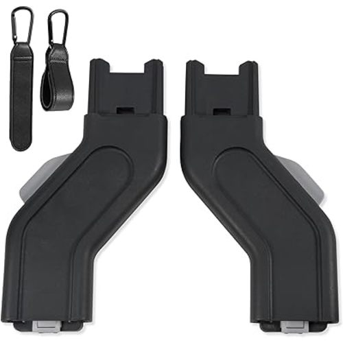 Upper Adapter Compatible with UPPAbaby Vista and Vista V2 and Vista V3 Strollers/Bassinet, Toddler Seat, Aria, Mesa V2, or Mesa Max Infant-Secure (Car Seats Accessories 1Set+2 Pcs Stroller Hooks)
