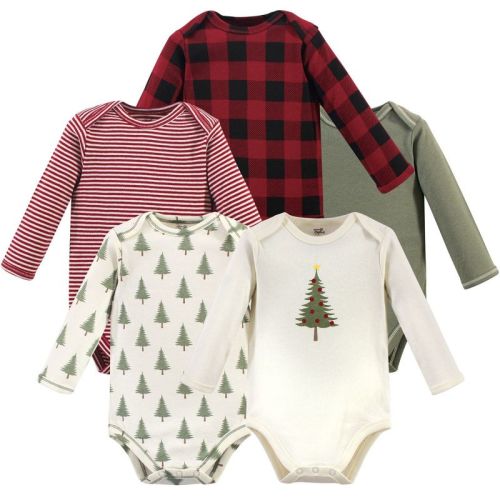 Touched by Nature Organic Cotton Long-Sleeve Bodysuits 5pk | 3-6 Months