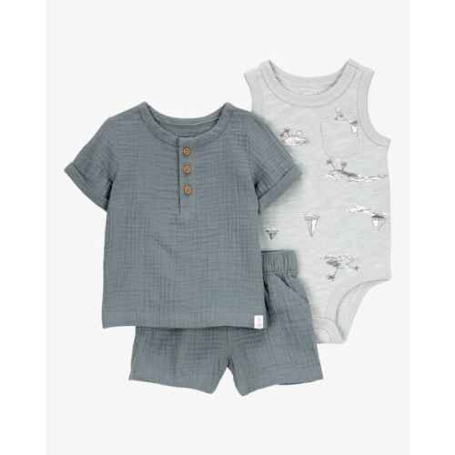 Baby 3-Piece Outfit Set - Grey - Carter's | Carter's