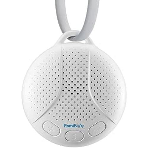 Portable Sound Machine for Baby - White Noise Machine with Night Light for Nursery | 16 Soothing Sounds | Shush | Travel | Registry Gift | Sleep Soother | Baby Shower