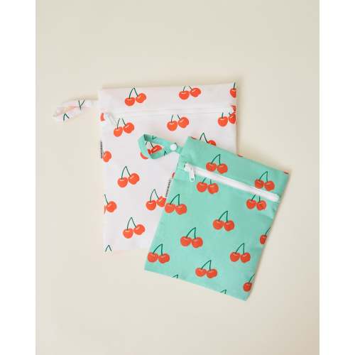 Wet/Dry Bag 2-Piece Set | Cherries - Storq by Kindred Bravely