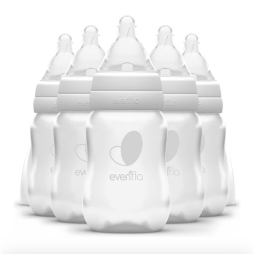Evenflo Feeding Premium Proflo Venting Balance Plus Standard Neck Baby, Newborn and Infant Bottles - Developed by Pediatric Feeding Specialists - 4 Ounce (Pack of 6)