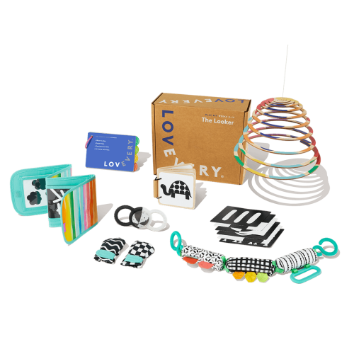 The Looker Play Kit | Toys for Newborn to 12 Week Olds | Lovevery AU