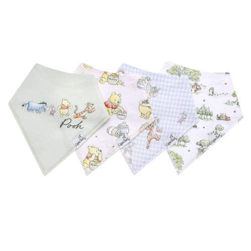 Baby Bandana Bibs - Hundred Acre Wood
