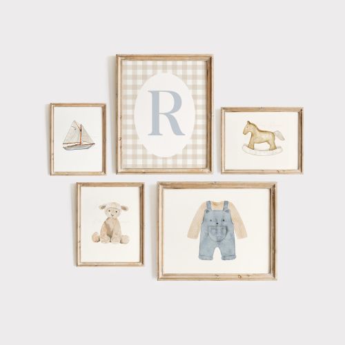Vintage Boy Nursery Decor, Neutral Boy Nursery Art, Boys Room Wall Art, Vintage Animal Nursery Prints, Farmhouse Nursery Art, Gallery Wall