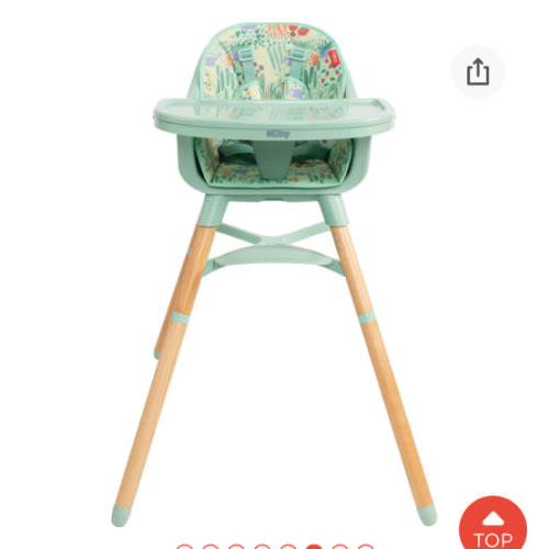 4-in-1 Multi-Use High Chair | Green Garden