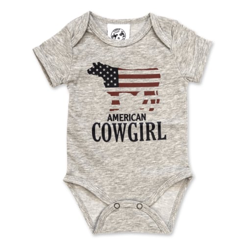 American Cowgirl Onesie – Cowkid Clothing Company