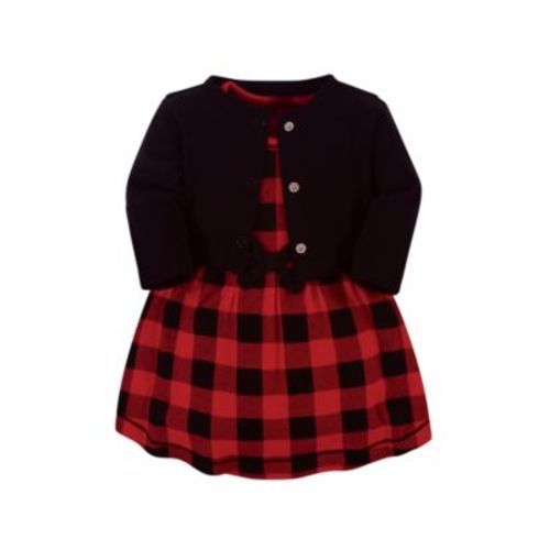 Baby Girls Organic Cotton Dress and Cardigan 2pc Set