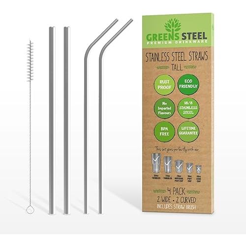 Stainless Steel Straws (Tall)