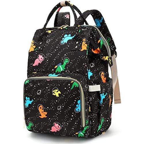 Dinosaur Baby Diaper Bag Backpack for Girls Boys, Waterproof Large Maternity Nappy Bags for Mom