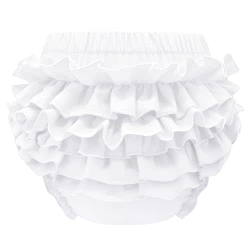 Diaper Covers for Girls Baby Bloomers Cotton Ruffle Bloomers for Toddler Girls Newborn Infant Shorts Baby Underwear
