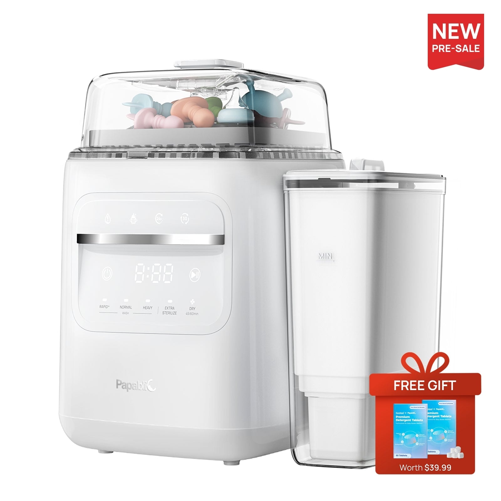 Papablic SafeguardPlus™ Baby Bottle Washer System