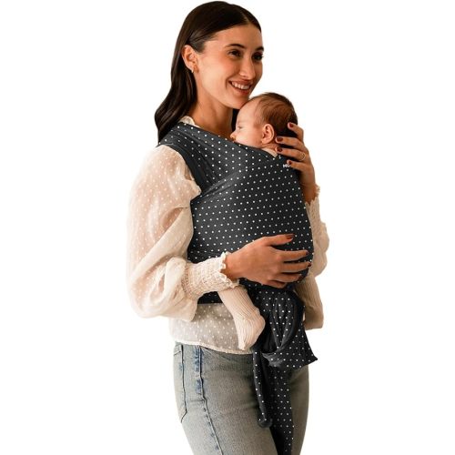 Moby Baby Wrap Carrier Classic for Newborns to Toddlers (8-33lbs), Infant Sling Carrier, Lightweight & Hands Free Design, Adjustable for All Body Types (Midnight Speckle)