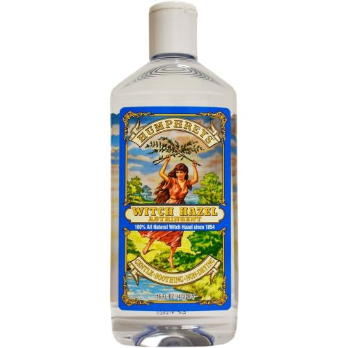 Humphrey's Witch Hazel Astringent 100% All Natural Witch Hazel 16 Ounce