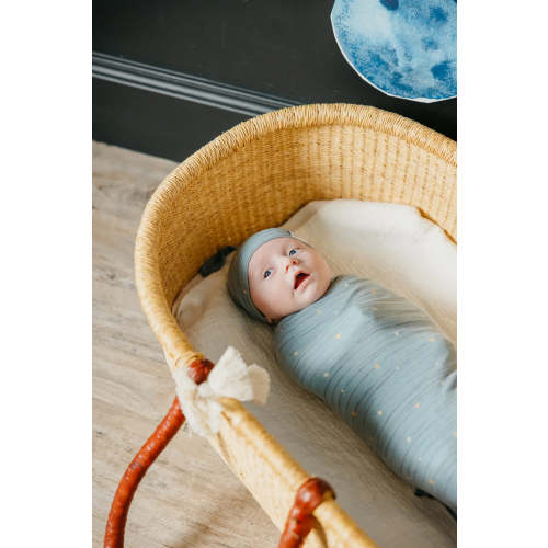Knit Swaddle Blanket - Starlight – Baby Grand