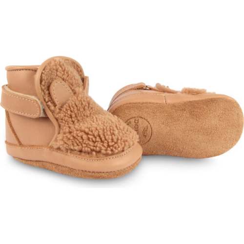Richy Lining & Teddy Bear Curly Faux Fur Boots, Truffle - Donsje Amsterdam | Maisonette
