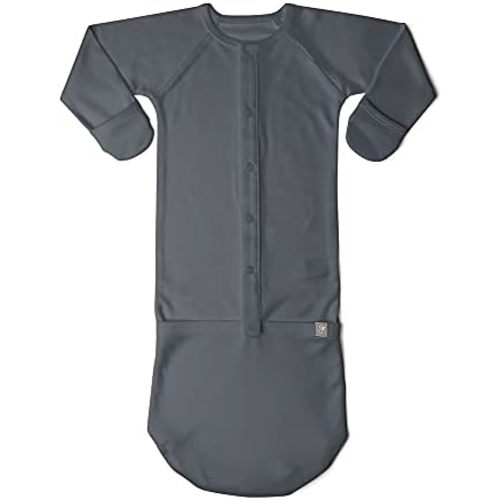 goumikids Viscose Made from Bamboo Organic Cotton Convertible Baby Gown