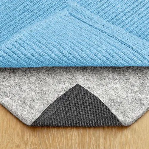RUGPADUSA - Dual Surface - 5'x7' - 1/4" Thick - Felt + Rubber - Non-Slip Backing Rug Pad - Safe for All Floors