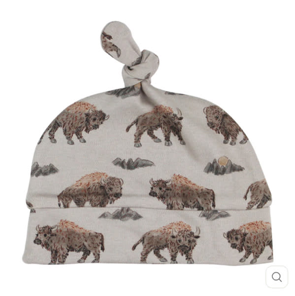 Bison | Organic Knotted Hat – L'ovedbaby