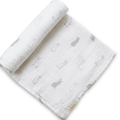 Organic Cotton Muslin Swaddle