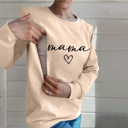Xiulive Women Causal Maternity Nursing Sweatshirt Comfort Friendly Zip Breastfeeding Pullover Tops