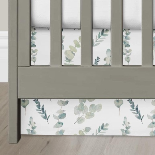 Going Green Leafy Crib Skirt