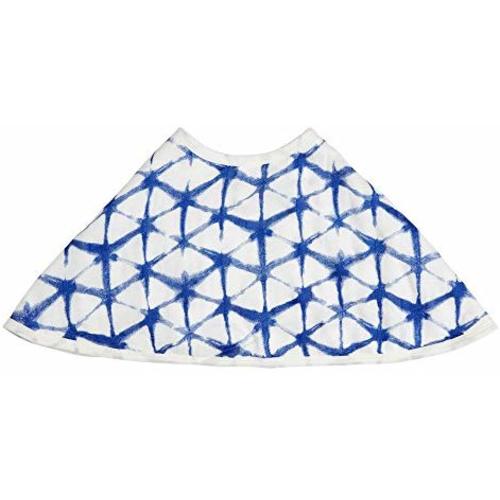 aden + anais Silky Soft Burpy Bib, Bamboo Muslin, 22.5" X 11" Indigo Shibori