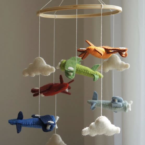 Aeroplane Baby Mobile - Mixed - Gamcha